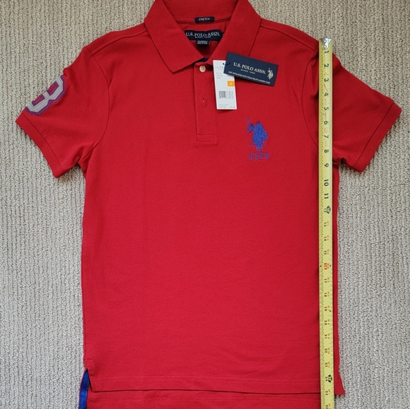Red U.S Polo Assn. Shirt (Brand New) - Picture 3 of 4